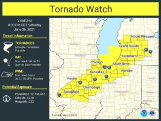 Tornado Watch June 26, 2021