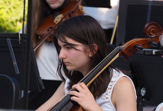 Calista Kopulos at Symphony Concert July 2021