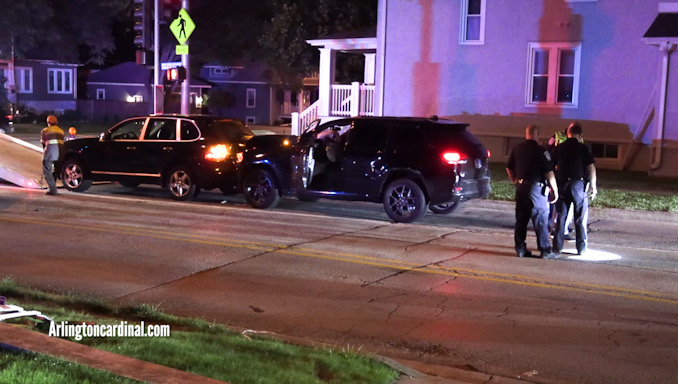 Impaired driver taken in custody at Arlington Heights Road and Euclid Avenue for DUI investigation