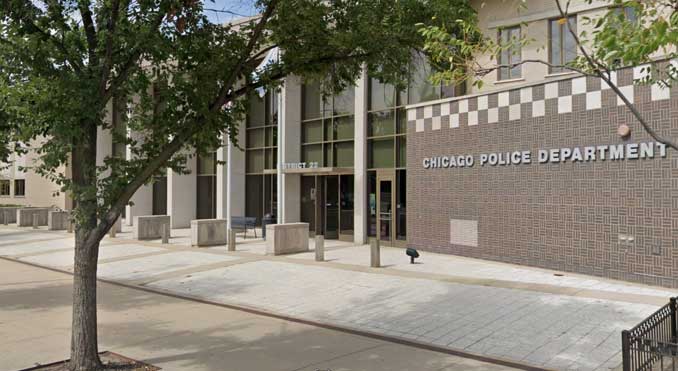 Chicago Police Department District 22 police station on Monterey Avenue (Image captured August 2019)