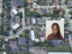 Lakeesha Donley booking photo and neighborhood of aggravated battery crime scene (SOURCE: Lake County Sheriff's Office/Imagery ©2021 Google, Imagery ©Maxar Technologies, U.S. Geological Survey Map data ©2021)