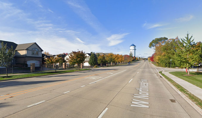 Northwest Highway and Maple Avenue Palatine