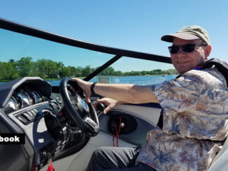 Ray Jezierski at the helm of his Formula 280 Bowrider (SOURCE: Facebook)