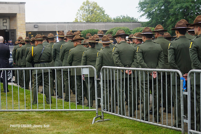 CPD Officer Ella French funeral Thursday, August 20, 2021 (PHOTO CREDIT: Jimmy Bolf)