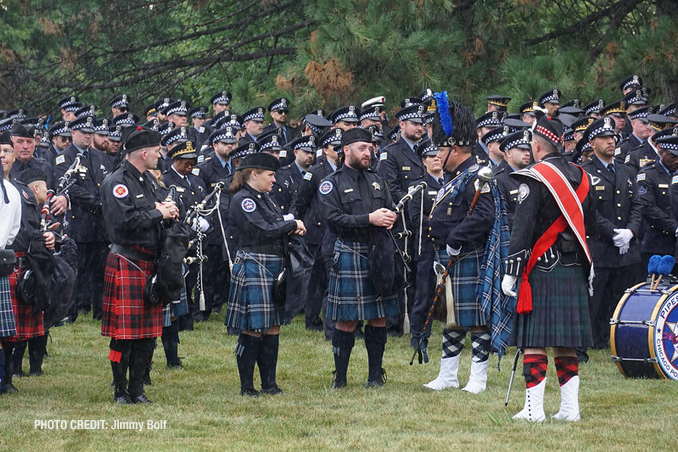 CPD Officer Ella French funeral Thursday, August 20, 2021 (PHOTO CREDIT: Jimmy Bolf)