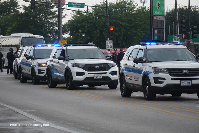 CPD Officer Ella French funeral Thursday, August 20, 2021 (PHOTO CREDIT: Jimmy Bolf)