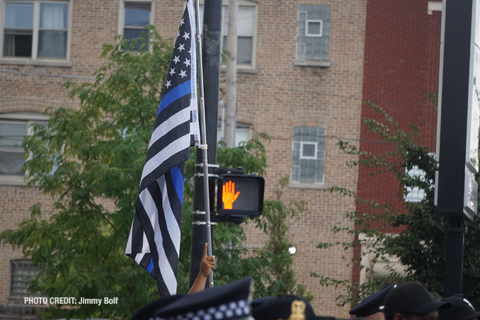 CPD Officer Ella French funeral Thursday, August 20, 2021 (PHOTO CREDIT: Jimmy Bolf)