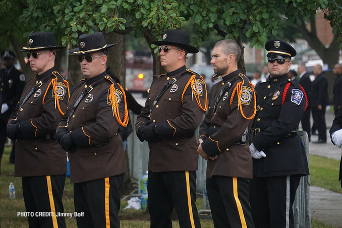 CPD Officer Ella French funeral Thursday, August 20, 2021 (PHOTO CREDIT: Jimmy Bolf)