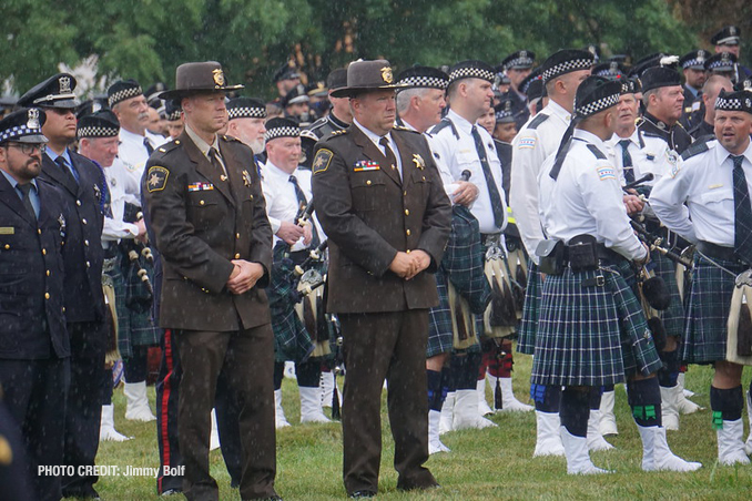 CPD Officer Ella French funeral Thursday, August 20, 2021 (PHOTO CREDIT: Jimmy Bolf)