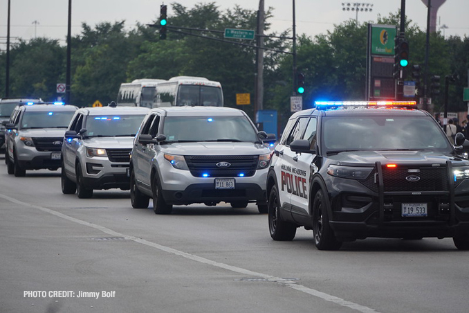 CPD Officer Ella French funeral Thursday, August 20, 2021 (PHOTO CREDIT: Jimmy Bolf)