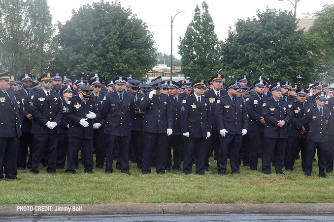 CPD Officer Ella French funeral Thursday, August 20, 2021 (PHOTO CREDIT: Jimmy Bolf)