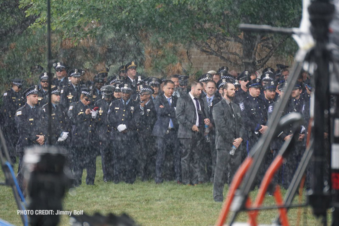 CPD Officer Ella French funeral Thursday, August 20, 2021 (PHOTO CREDIT: Jimmy Bolf)