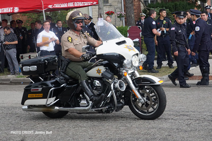 CPD Officer Ella French funeral Thursday, August 20, 2021 (PHOTO CREDIT: Jimmy Bolf)