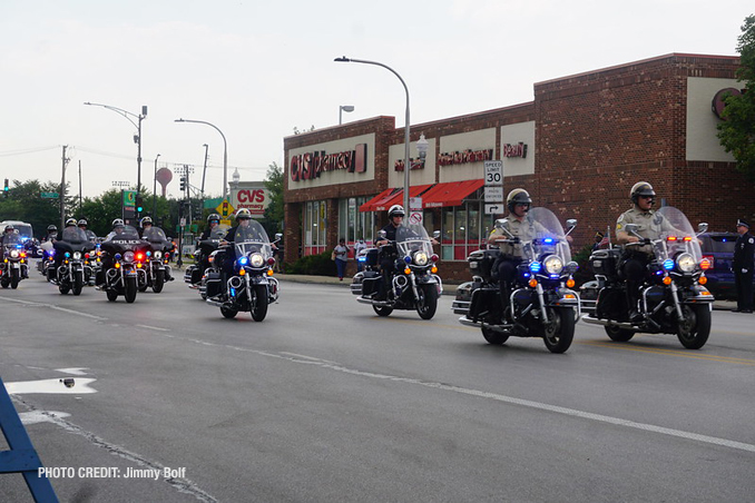 CPD Officer Ella French funeral Thursday, August 20, 2021 (PHOTO CREDIT: Jimmy Bolf)