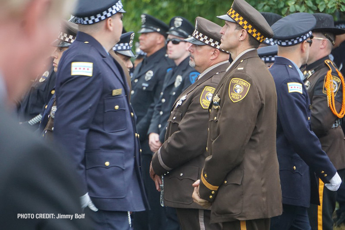 CPD Officer Ella French funeral Thursday, August 20, 2021 (PHOTO CREDIT: Jimmy Bolf)