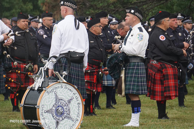 CPD Officer Ella French funeral Thursday, August 20, 2021 (PHOTO CREDIT: Jimmy Bolf)