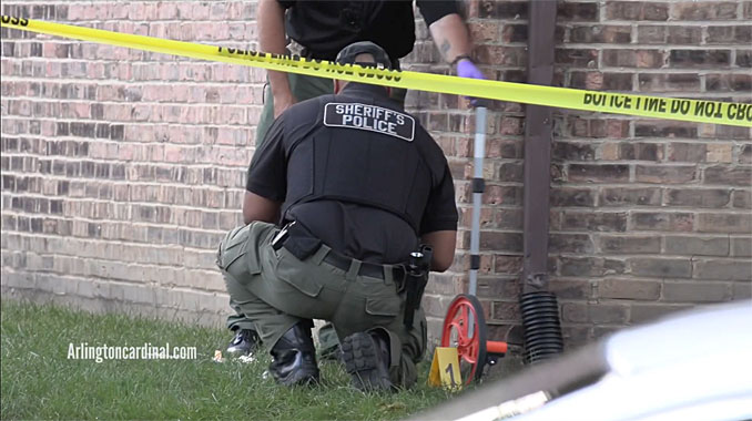 Cook County Sheriff's Office shots fired investigation on Nichols Road near Jennifer Lane at Country Glen Apartments