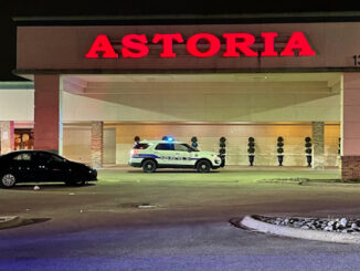 Buffalo Grove police at the scene of a fight at Astoria Banquets