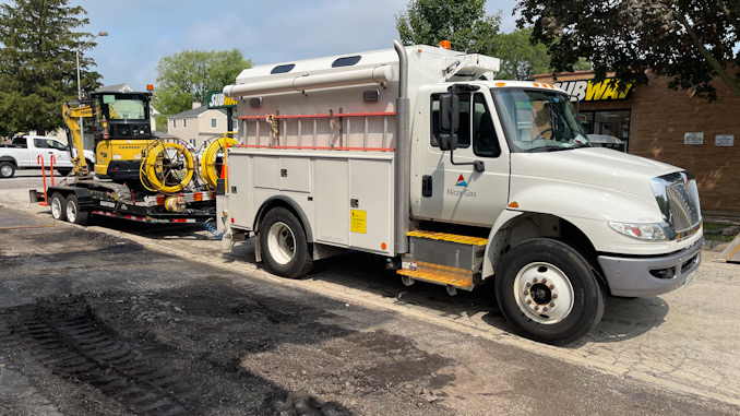 Gas leak Arlington Heights Road between Sigwalt Street and Park Street Arlington Heights