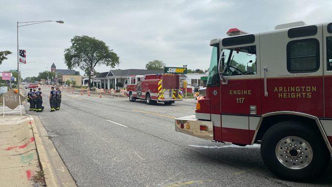 Gas leak Arlington Heights Road between Sigwalt Street and Park Street