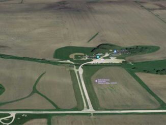 Field of Dreams Movie Site not showing the temporary stadium for the White Sox vs Yankees game on Thursday, August 12, 2021 (Imagery ©2021 Google, Imagery ©2021 City of Dubuque, Maxar Technologies, USDA Farm Service Agency, Map data ©2021)