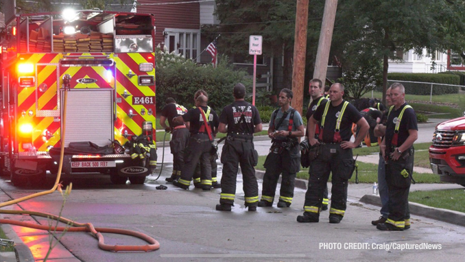 Libertyville fatal fire scene Friday morning, Augusts 13, 2021