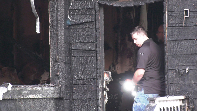 Libertyville fatal fire scene Friday morning, Augusts 13, 2021