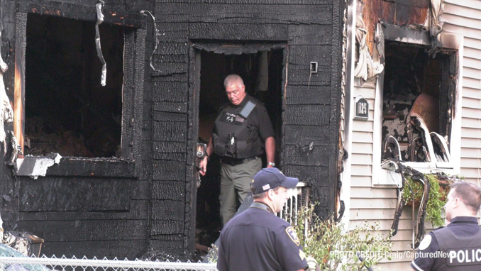 Libertyville fatal fire scene Friday morning, Augusts 13, 2021