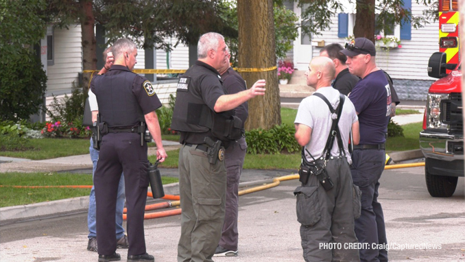 Libertyville fatal fire scene Friday morning, Augusts 13, 2021