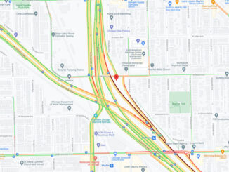 Edens Expressway and Wilson Avenue Chicago (Map data ©2021 Google)