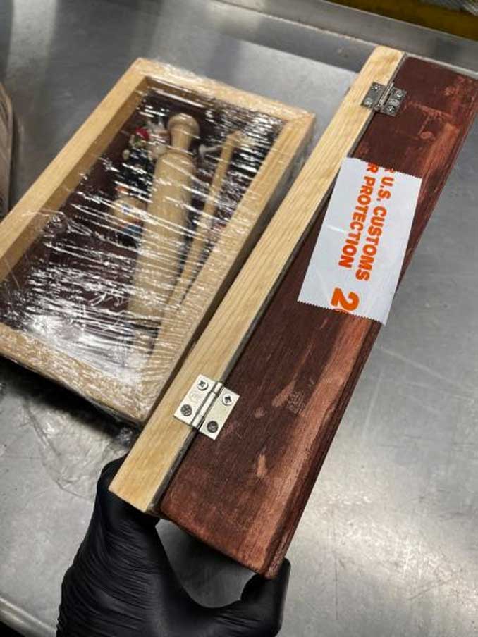 Fentanyl enclosed in wooden items shipped to Houston, Texas from Michoacán, Mexico