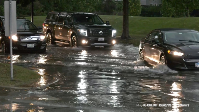 Storm damage on Deerpath Drive in Vernon Hills (SOURCE: Craig/CapturedNews)