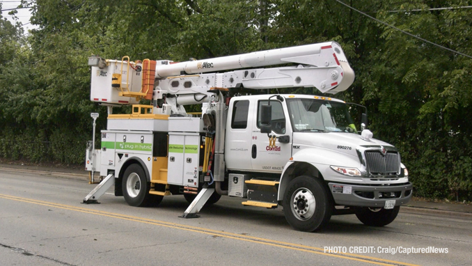 Storm damage at Waukegan Road and Greenwood Avenue in Deerfield (SOURCE: Craig/CapturedNews)