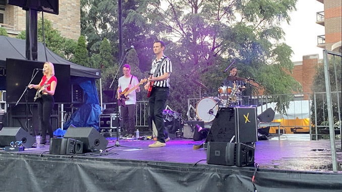 The Alright Maybes on the main stage at Harmony Fest in downtown Arlington Heights on Saturday, October 2, 2021.