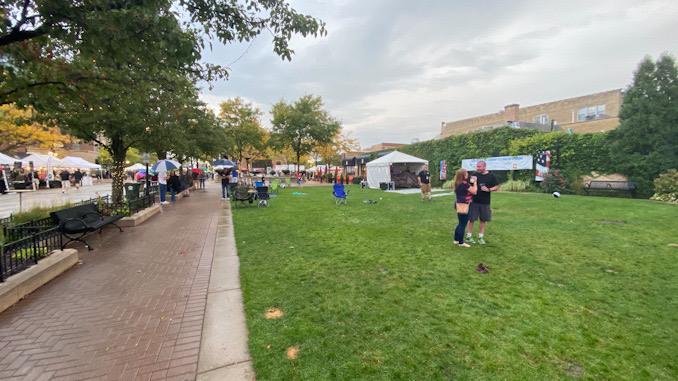 Rain holds back crowds at Harmony Fest, early evening Saturday, October 2, 2021