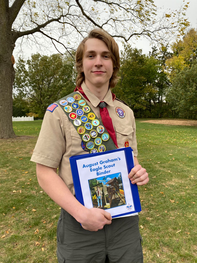 August Graham, Eagle Scout Boy Scouts of America