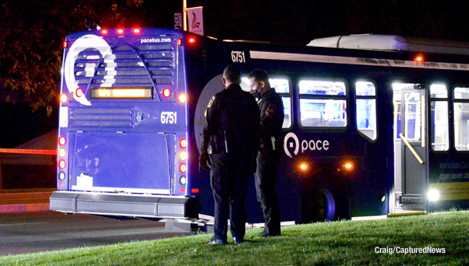 Crime scene investigation at the scene of a stabbing on Milwaukee Avenue south of Greggs Parkway in Libertyville near Vernon Hills (SOURCE: Craig/CapturedNews)