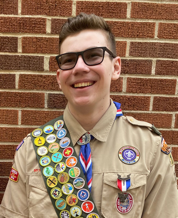 David Korakiewicz , Eagle Scout, Boy Scouts of America