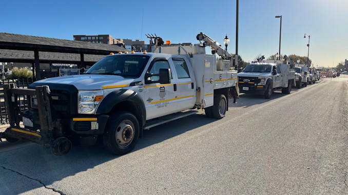 Union Pacific railroad work at Dunton Avenue