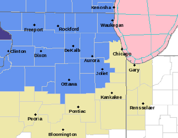 Frost Advisory Friday, October 22, 2021 to Saturday, October 23, 2021 (SOURCE: NWS Chicago)