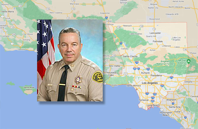 Official portrait of 33rd Sheriff of Los Angeles County, California, Alex Villanueva (SOURCE: Los Angeles County)