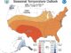 Seasonal Outlook for Temperature for November, December, January 2021-22 (SOURCE: NWS Climate Prediction Center)