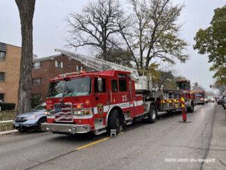 Evanston Fire Department Truck 23 (PHOTO CREDIT: Max Weingardt)