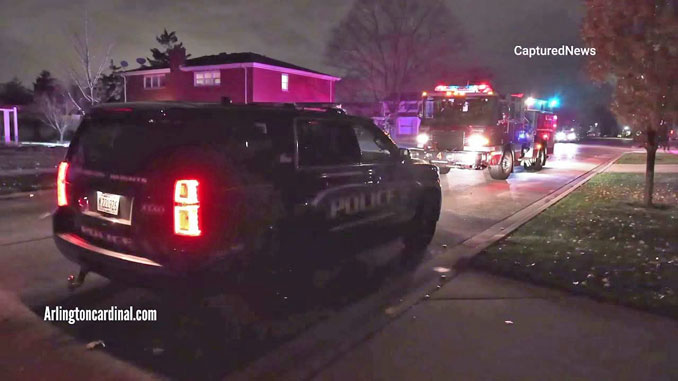 Minivan crash into residential duplex at East Valley Lane and Circle Hill Drive in Arlington Heights on Monday, December 6, 2021