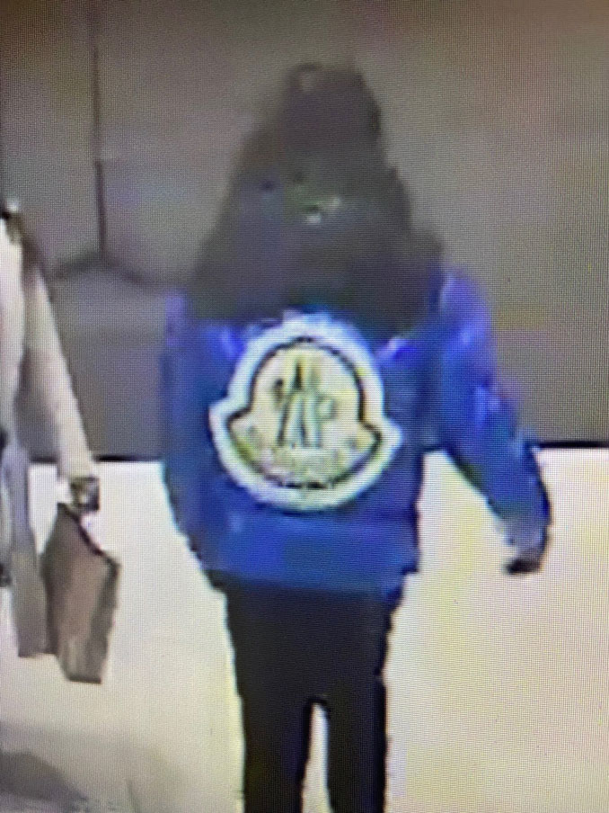 Oak Brook Center at large suspect (rear view) from shooting scene Thursday, December 23, 2021 (SOURCE: Oak Brook Police Department)