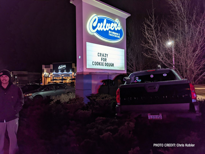 Crash in front of Culver's at Northwest Highway and Waterman Avenue in Arlington Heights (PHOTO CREDIT: Chris Kobler)