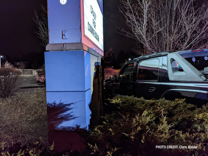 Crash in front of Culver's at Northwest Highway and Waterman Avenue in Arlington Heights (PHOTO CREDIT: Chris Kobler).