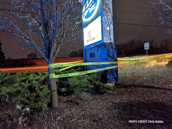 Crash in front of Culver's at Northwest Highway and Waterman Avenue in Arlington Heights (PHOTO CREDIT: Chris Kobler)