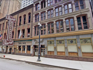 The Bergoff's Street View, 17 West Adams Street in Chicago (Image capture June 2021 during pandemic shutdown ©2021 Google)
