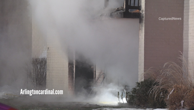 Extra-alarm apartment fire at Stonebridge Apartment, 400 West Rand Road in Arlington Heights